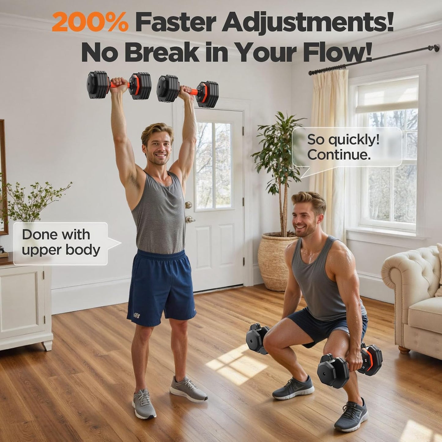 2026 FDB2 Updated Adjustable Dumbbell Set