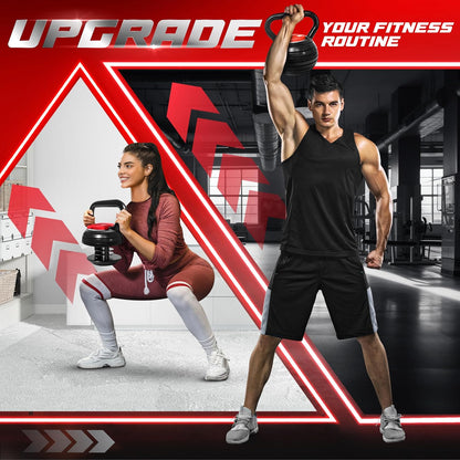 Adjustable Kettlebell Set – 20–40 LB