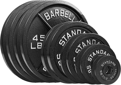 Steel Olympic Weight Plates – 265 LB Set