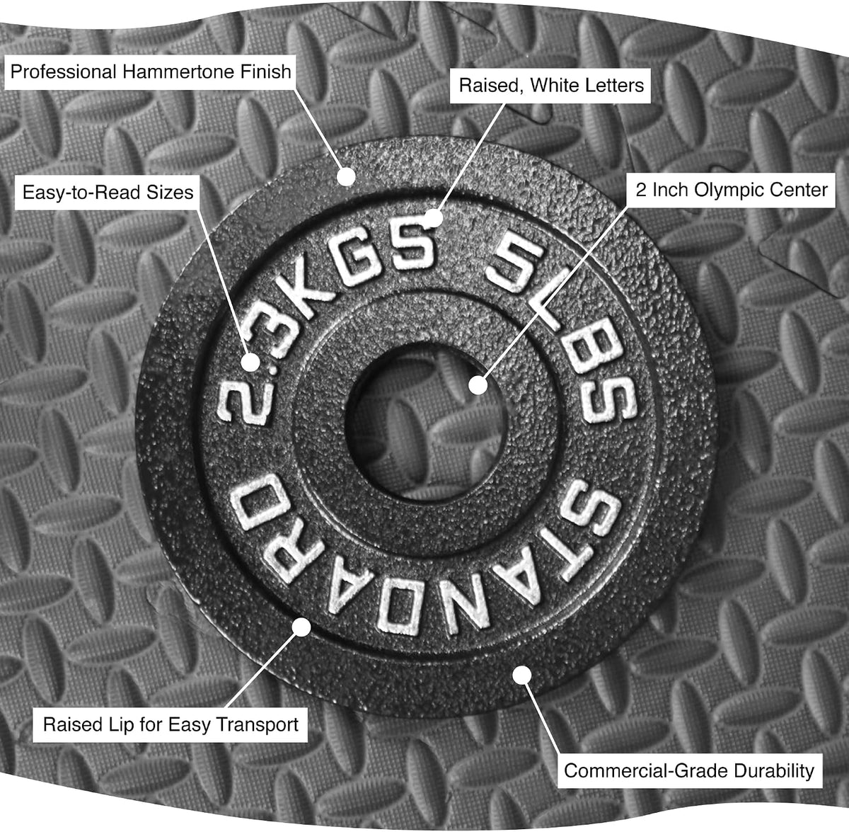 Steel Olympic Weight Plates – 265 LB Set