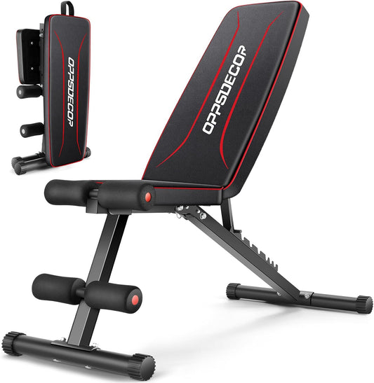 OPPSDECOR Adjustable Weight Bench