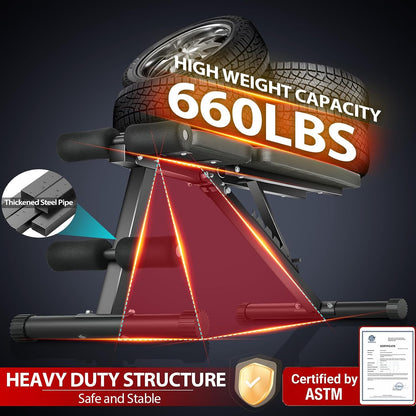 OPPSDECOR Adjustable Weight Bench