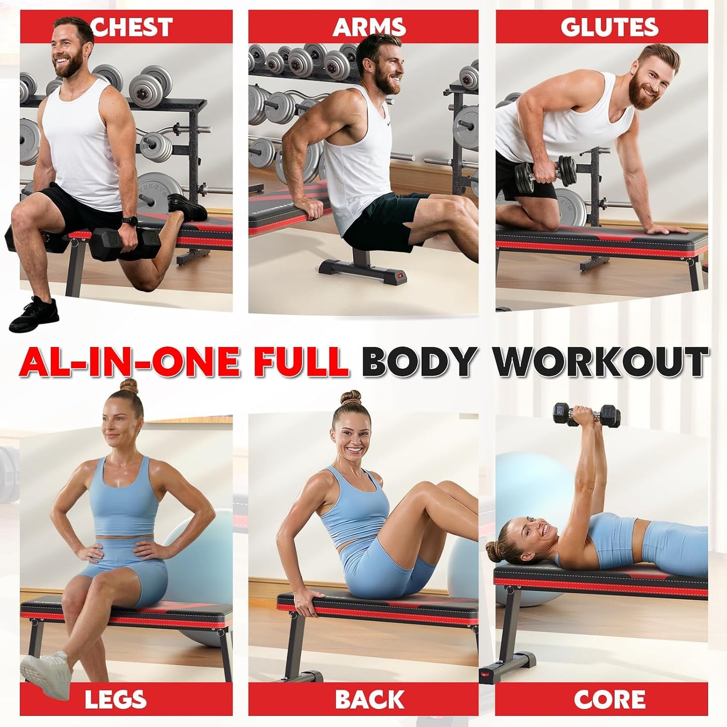 Flat Workout Bench – 700 LB Capacity