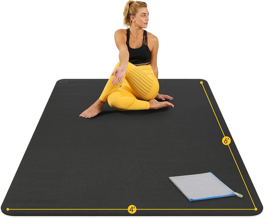 ActiveGear Large Yoga Mat – 6' x 4' x 8mm
