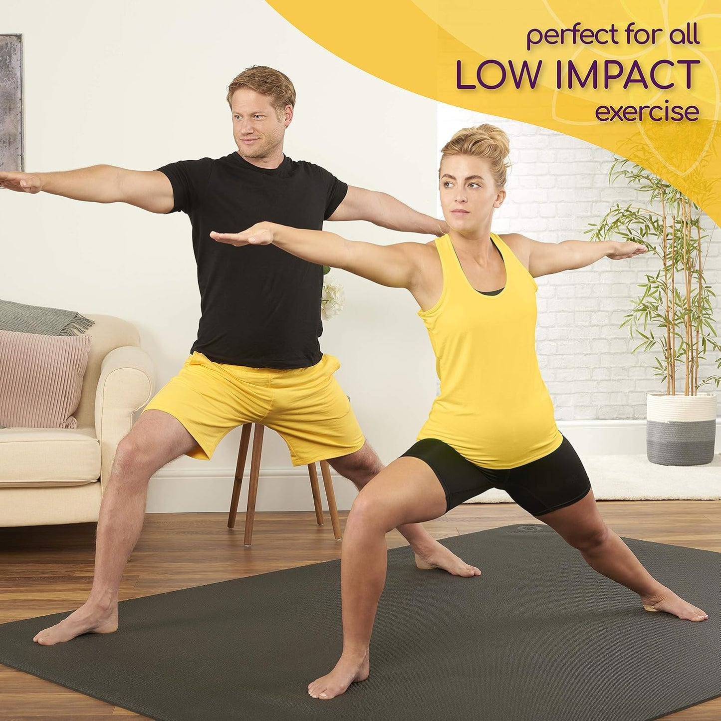 ActiveGear Large Yoga Mat – 6' x 4' x 8mm
