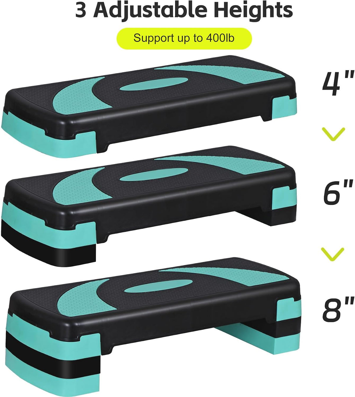 JungleA 31" Adjustable Aerobic Step Platform