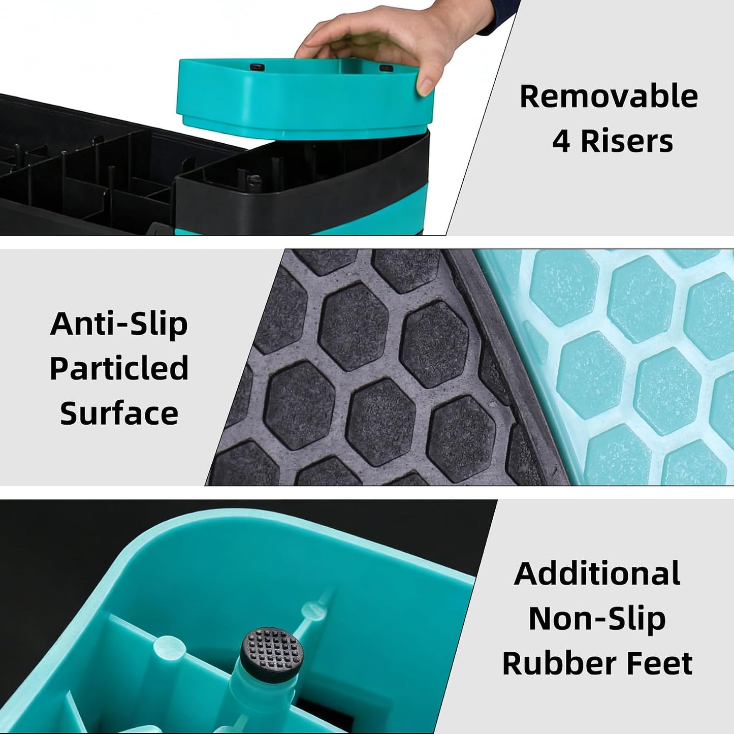 JungleA 31" Adjustable Aerobic Step Platform
