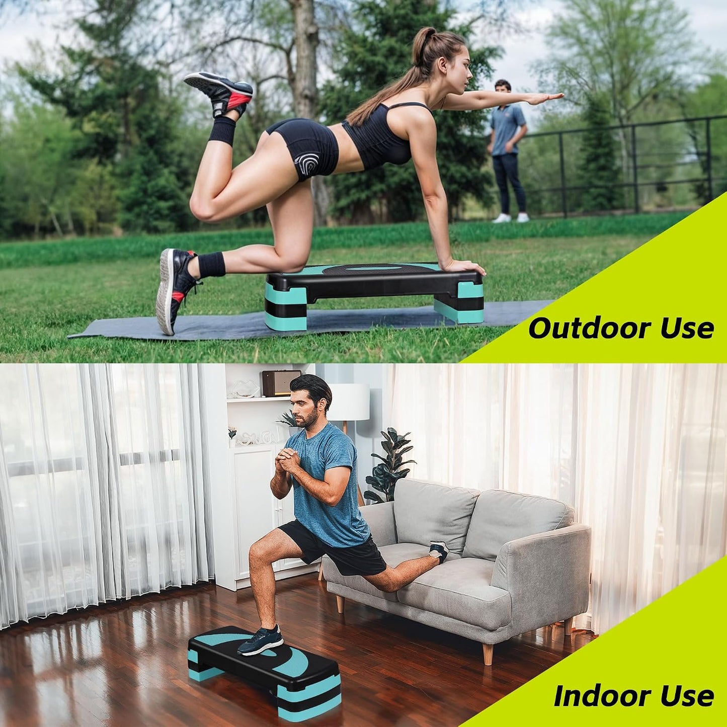 JungleA 31" Adjustable Aerobic Step Platform