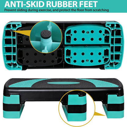 JungleA 31" Adjustable Aerobic Step Platform