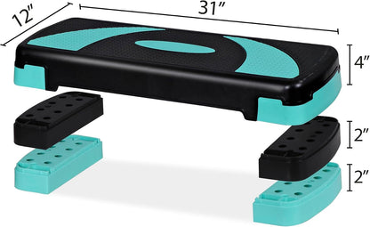 JungleA 31" Adjustable Aerobic Step Platform