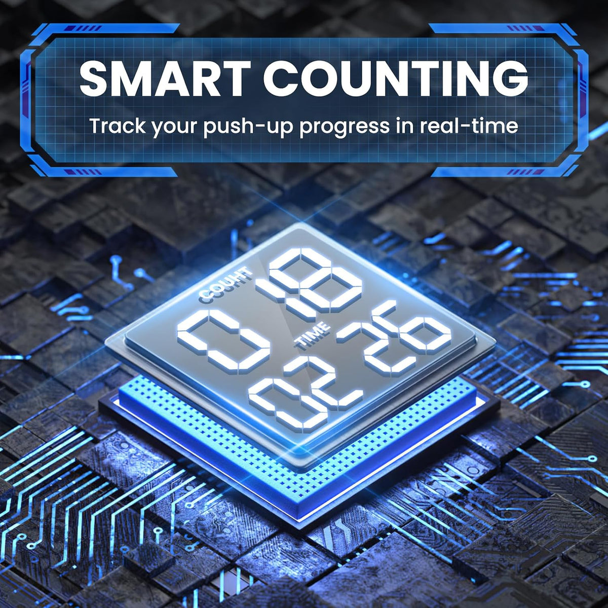 Push Up Board with Smart Count