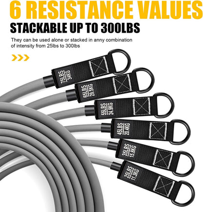HPYGN Heavy Resistance Bands – 300 LB