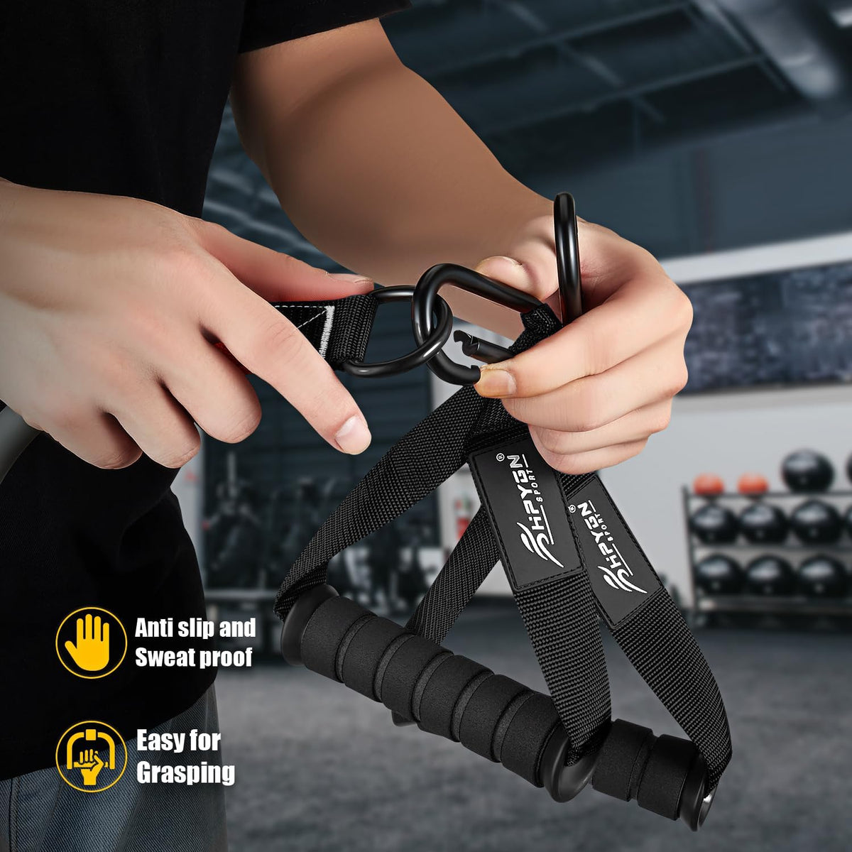 HPYGN Heavy Resistance Bands – 300 LB