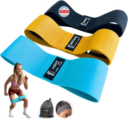 ANIQ® Fabric Resistance Bands – 3-Piece Set